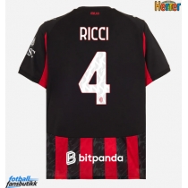 AC Milan Samuele Ricci #4 Hjemmedrakt 2025-26 Kortermet